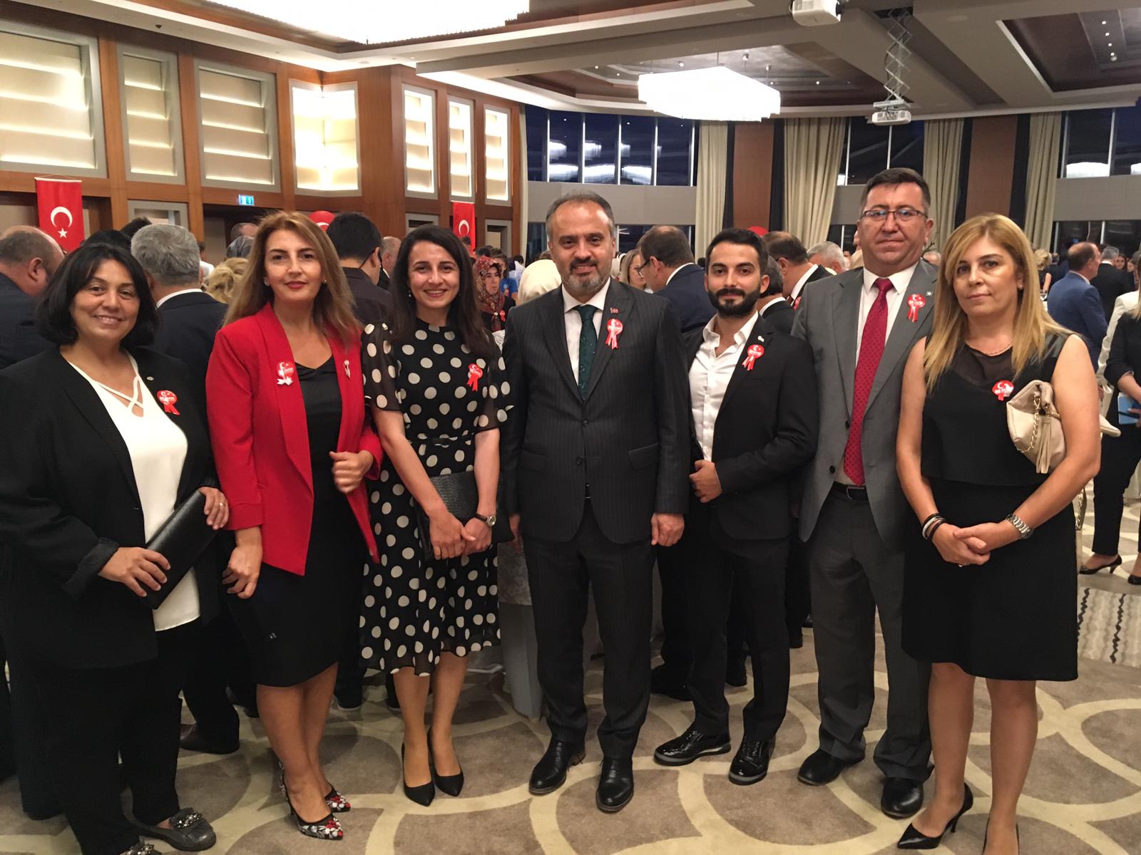 BURSA VALİLİĞİ 30 AĞUSTOS RESEPSİYONUNA KATILIM SAĞLADIK.