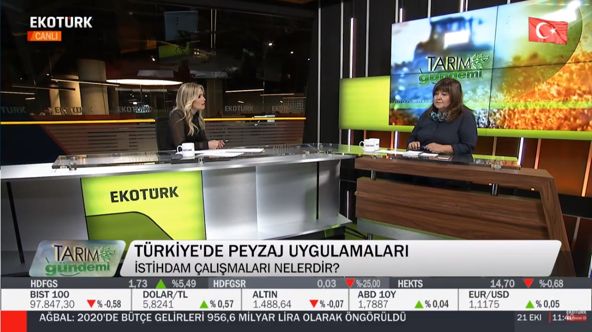 EKOTÜRK TV TARIM GÜNDEMİ KONUĞU ODA BAŞKANIMIZ AYŞEGÜL ORUÇKAPTAN 21.10.2019