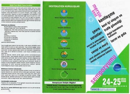 MERSİN KENT SEMPOZYUMU
