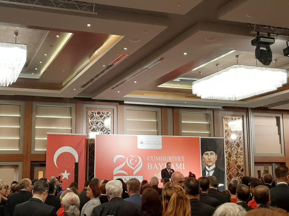 BURSA VALİLİĞİ RESEPSİYONUNA KATILIM SAĞLANDI.