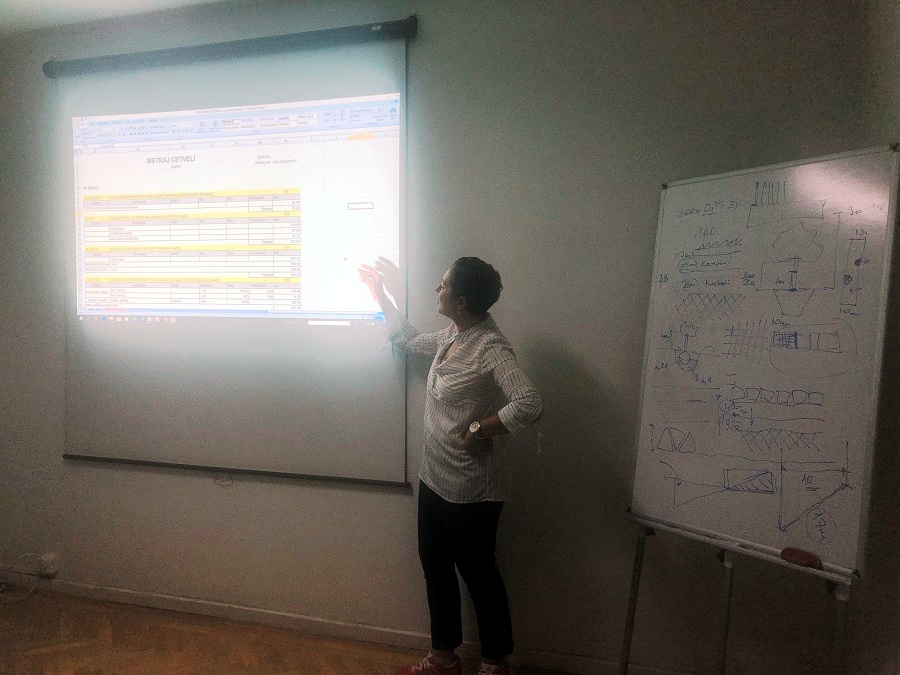 BAŞLANGIÇ SEVİYESİ METRAJ VE YAKLAŞIK MALİYET ATÖLYELERİMİZİ GERÇEKLEŞTİRDİK. 