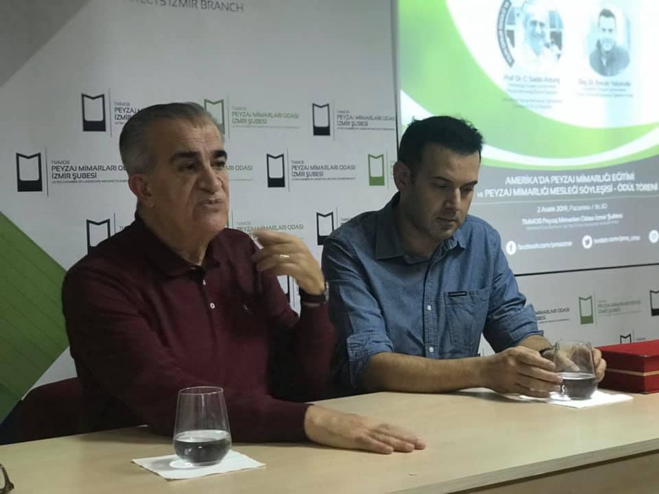 AMERİKA`DA PEYZAJ MİMARLIĞI EĞİTİMİ VE PEYZAJ MİMARLIĞI MESLEĞİ SÖYLEŞİSİNE KATILDIK