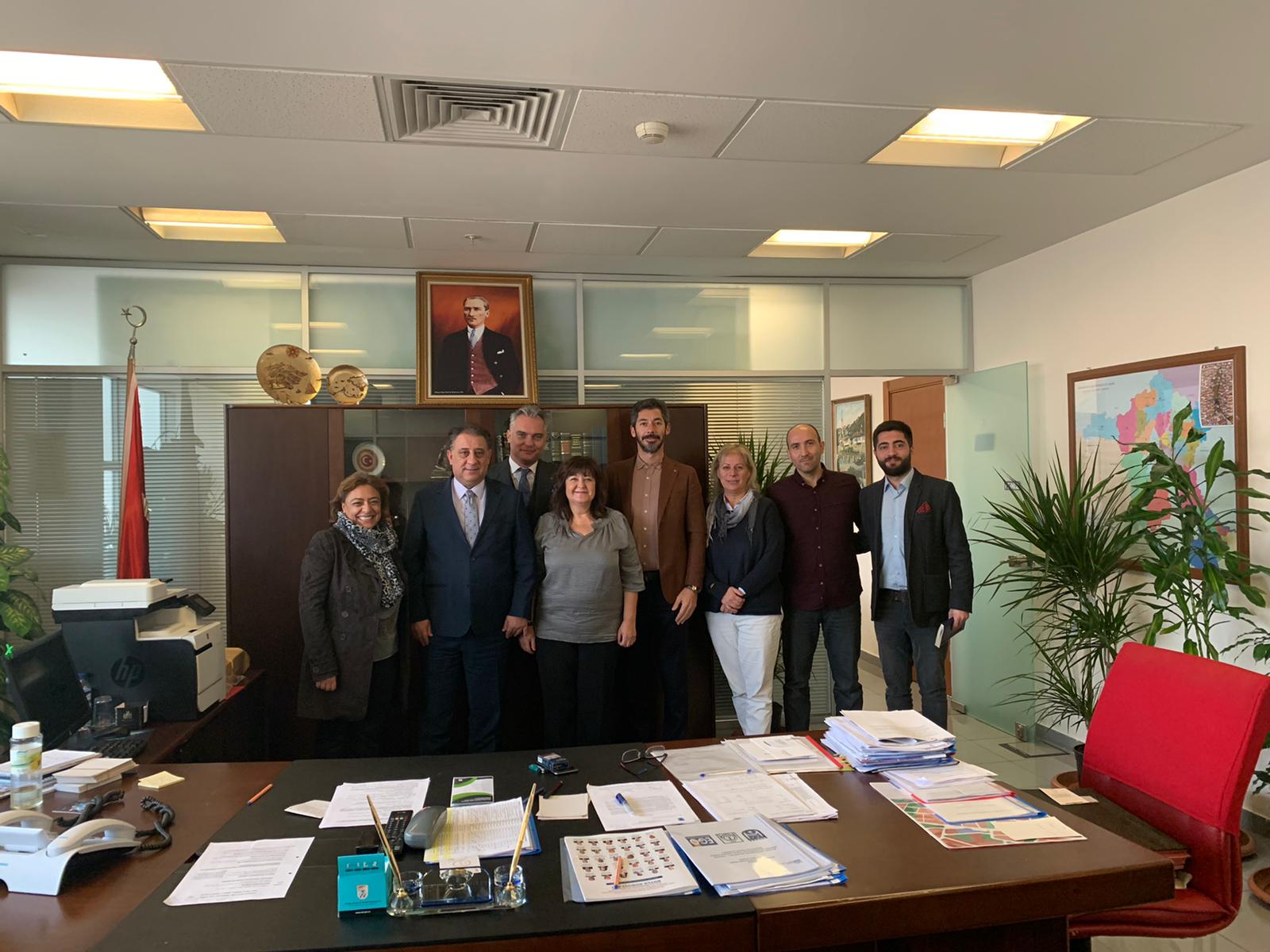 ANKARA BÜYÜKŞEHİR BELEDİYESİ İMAR VE ŞEHİRCİLİK DAİRE BAŞKANI ERTUĞRUL CANDAŞ`I ZİYARET ETTİK.