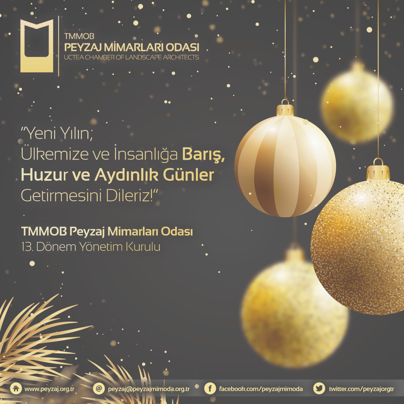 YENİ YILINIZ KUTLU OLSUN