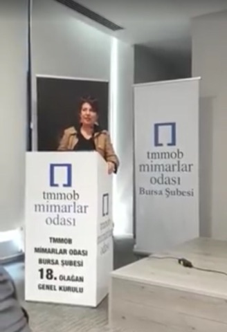 TMMOB MİMARLAR ODASI BURSA ŞUBESİ 18. OLAĞAN GENEL KURULUNA KATILIM SAĞLANDI.
