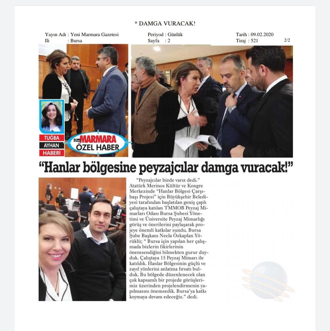 BURSA ŞUBEMİZ BASINDA YER ALDI.