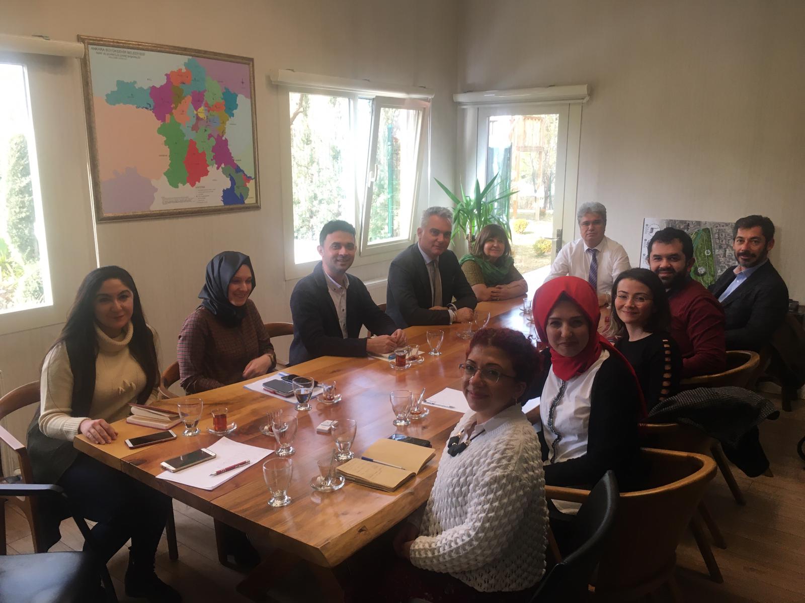 ANKARA BÜYÜKŞEHİR BELEDİYESİ ÇEVRE KORUMA VE KONTROL DAİRE BAŞKANLIĞINDA TOPLANTI YAPILDI.