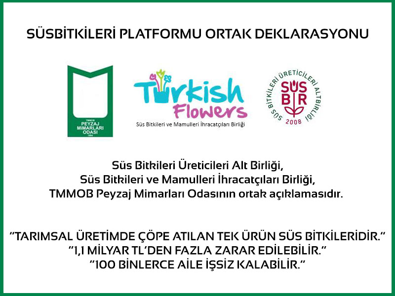 SÜSBİTKİLERİ PLATFORMU ORTAK DEKLARASYONU
