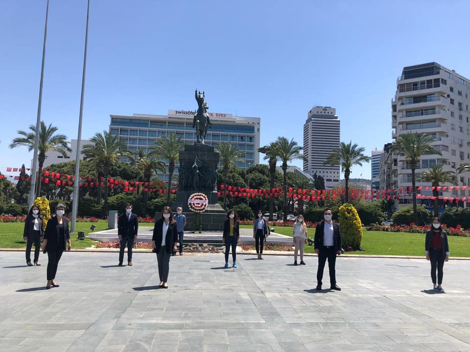 13 MAYIS | ATATÜRK ANITINA ÇELENK BIRAKILARAK YAZILI BASIN AÇIKLAMASI GERÇEKLEŞTİRİLDİ