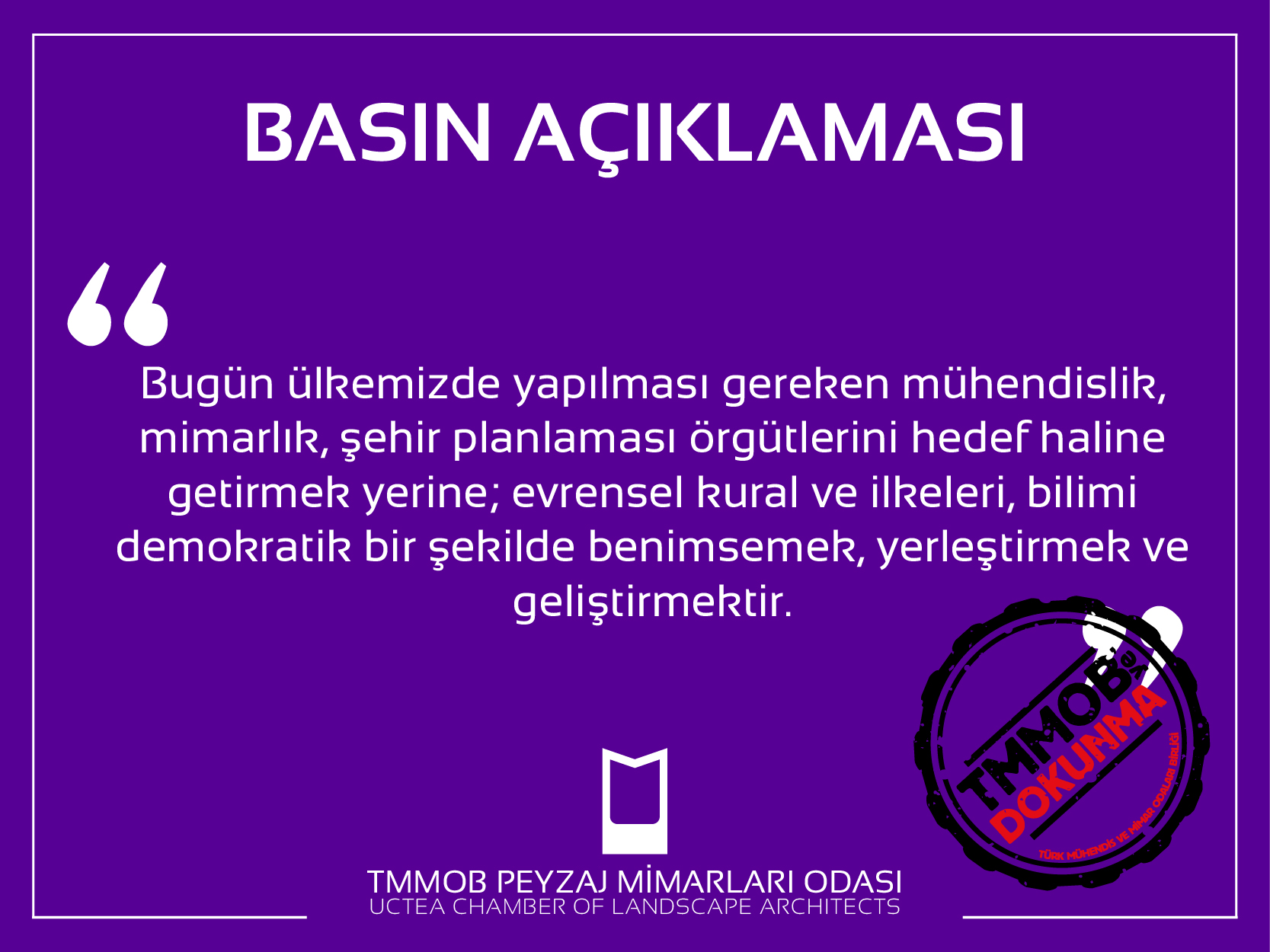 VESAYETÇİ ANTİDEMOKRATİK UYGULAMALARA BOYUN EĞMEYECEĞİZ...