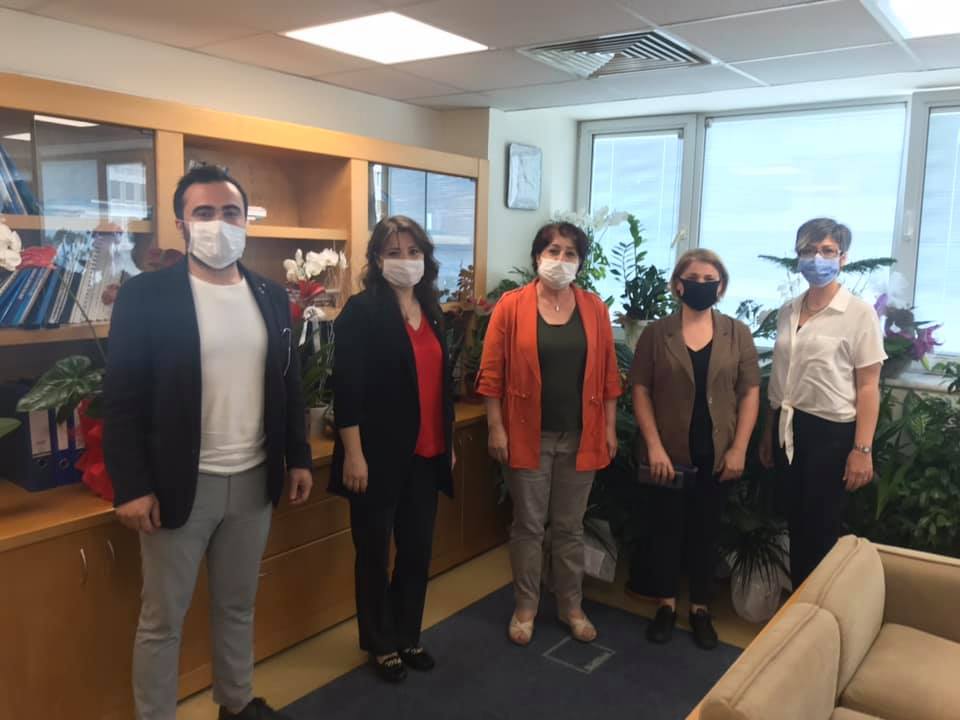 ZİYARET | İZSU GENEL MÜDÜRÜ AYSEL ÖZKAN'A ZİYARET GERÇEKLEŞTİRİLDİ