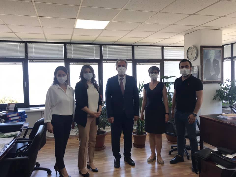 ZİYARET | İZMİR BÜYÜKŞEHİR BELEDİYESİ GENEL SEKRETER YARDIMCISI SUPHİ ŞAHİN'E ZİYARET GERÇEKLEŞTİRİLDİ