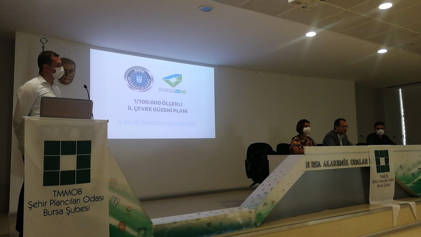 ÇEVRE DÜZENİ PLANI BİRİNCİ BİLGİLENDİRME TOPLANTISINA KATILIM SAĞLANDI.