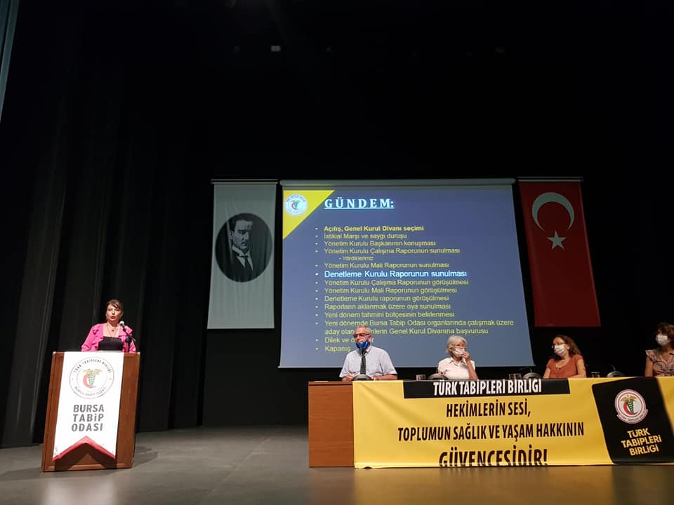 BURSA TABİP ODASI GENEL KURULU`NA KATILIM SAĞLANDI.