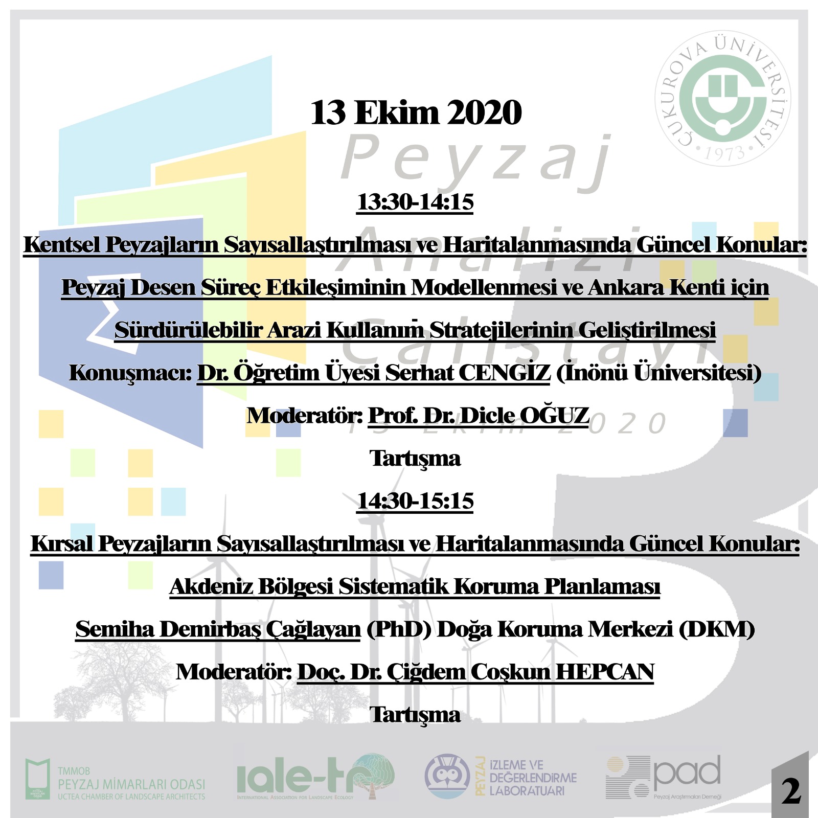 3.  PEYZAJ ANALİZİ ÇALIŞTAYI