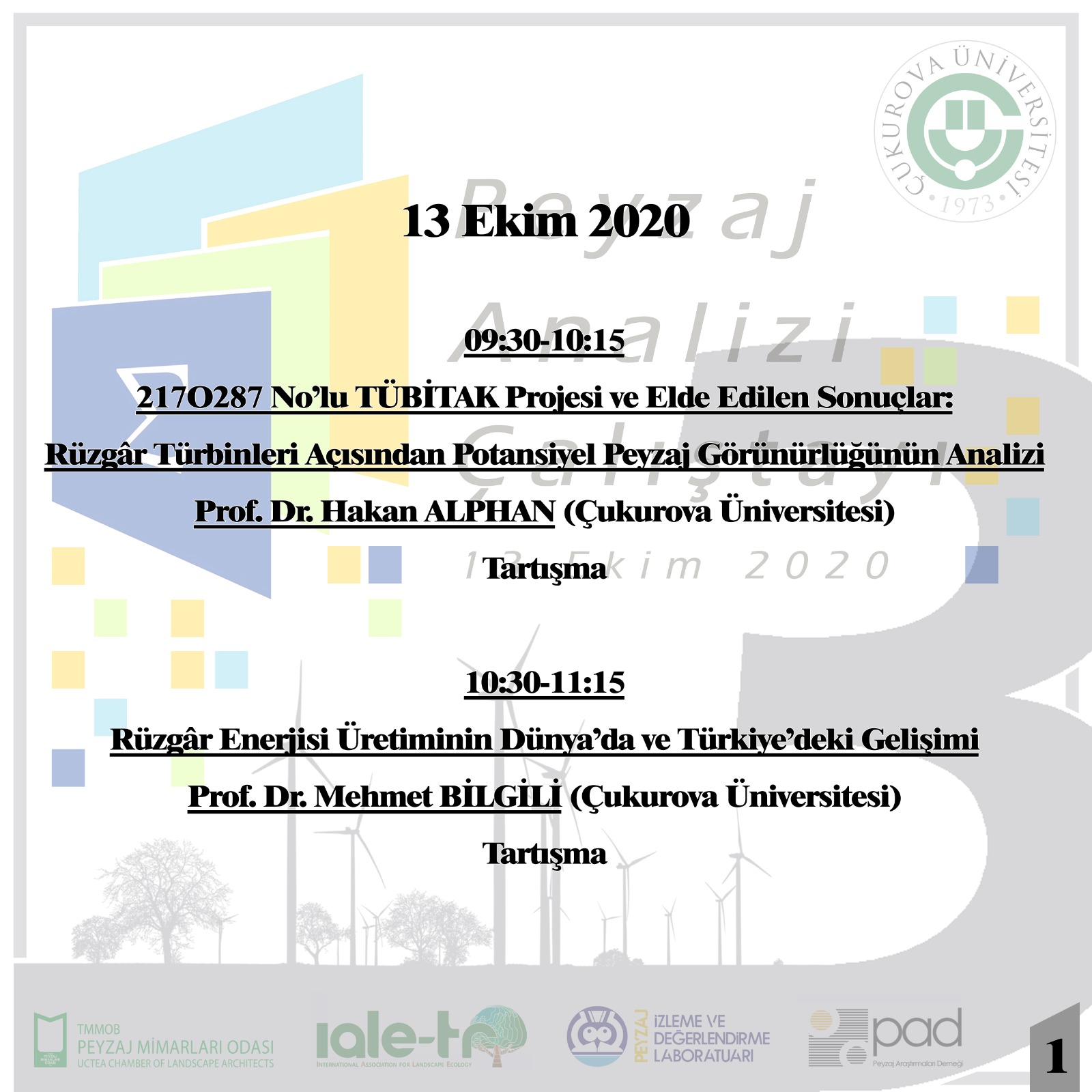 3.  PEYZAJ ANALİZİ ÇALIŞTAYI