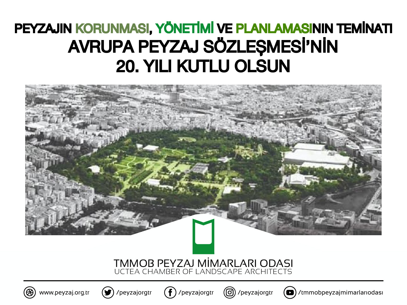 20. YILINDA AVRUPA PEYZAJ SÖZLEŞMESİ