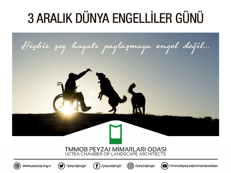 3 ARALIK DÜNYA ENGELLİLER GÜNÜ