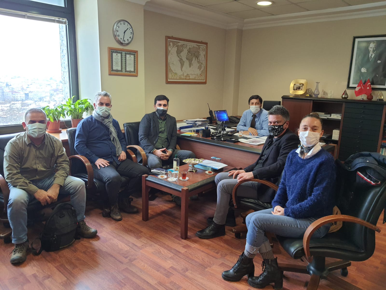 T.C. İSTANBUL BÜYÜKŞEHİR BELEDİYESİ ŞEHİR PLANLAMA MÜDÜRÜ SN. FATİH DOĞAN MAKAMINDA ZİYARET EDİLDİ.