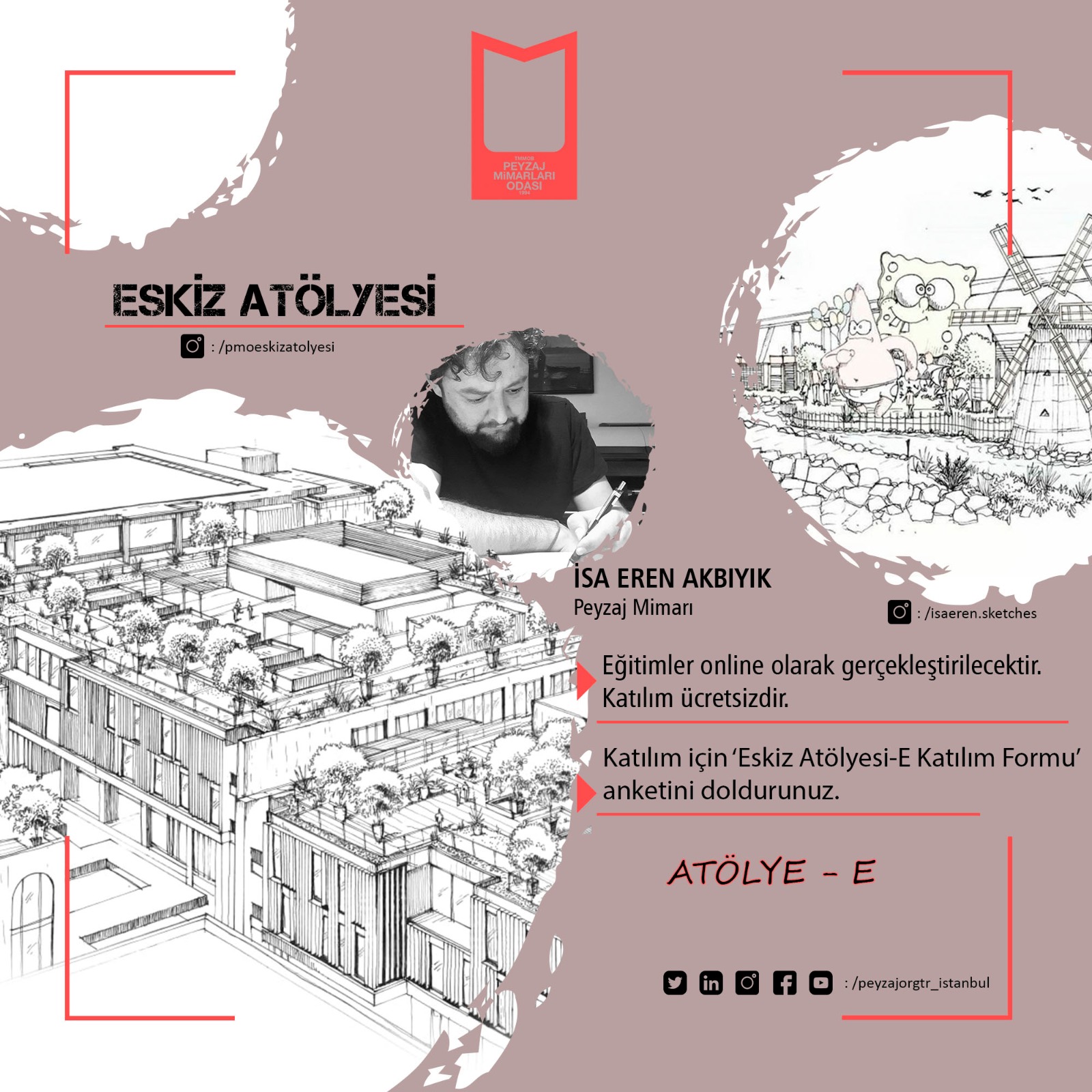 İKİNCİ "ESKİZ ATÖLYESİ" EĞİTİMİ KAYITLARIMIZ BAŞLAMIŞTIR