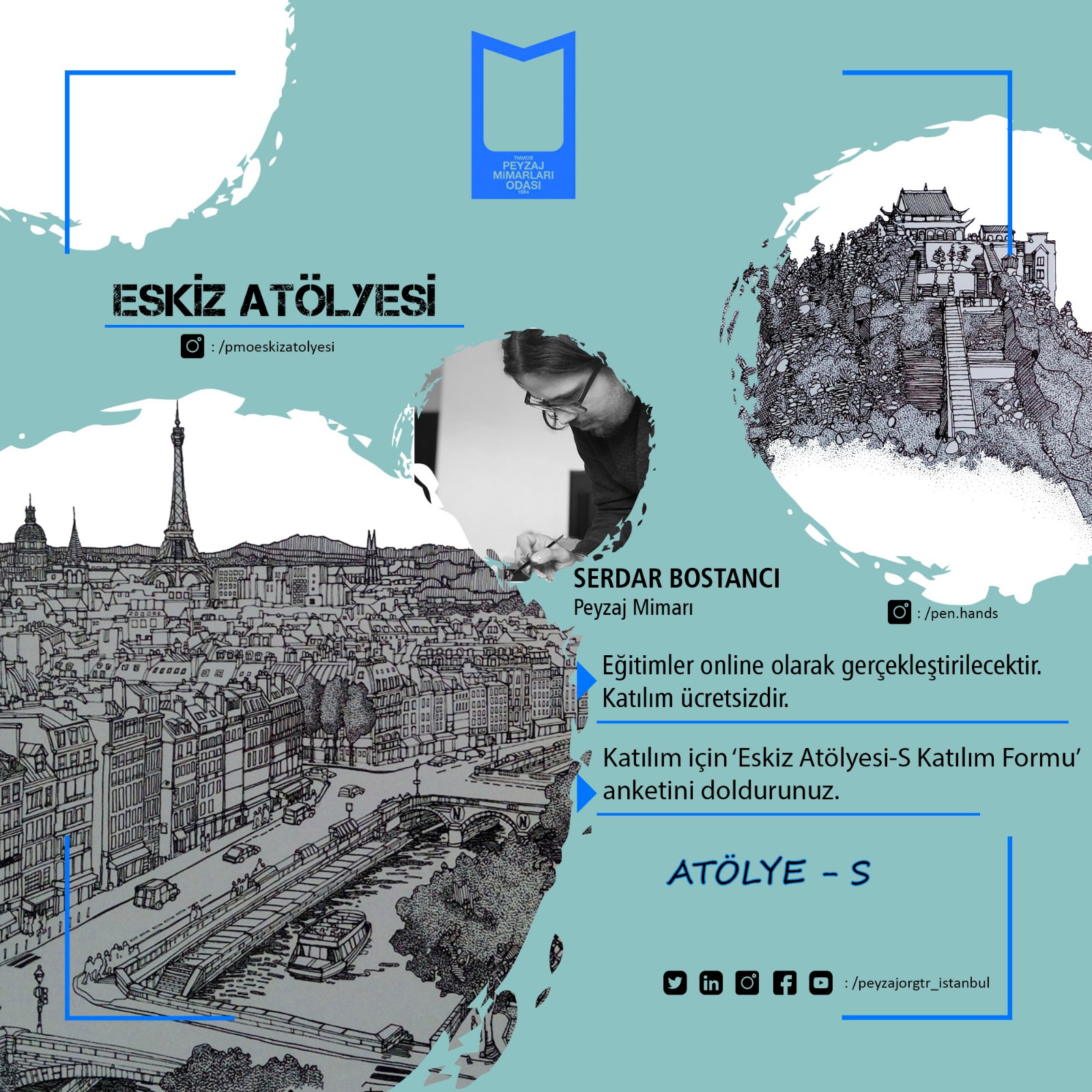 İKİNCİ "ESKİZ ATÖLYESİ" EĞİTİMİ KAYITLARIMIZ BAŞLAMIŞTIR