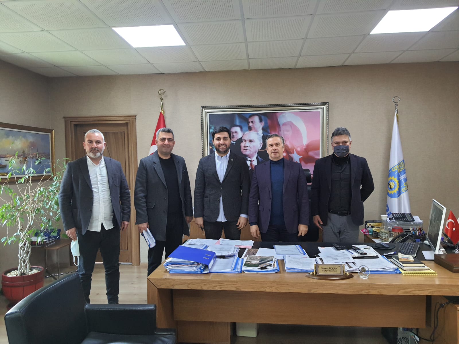 T.C. SİLİVRİ BELEDİYESİ BAŞKAN YARDIMCISI SN. HARUN AKKAN 12 MART 2021 TARİHİNDE MAKAMINDA ZİYARET EDİLDİ