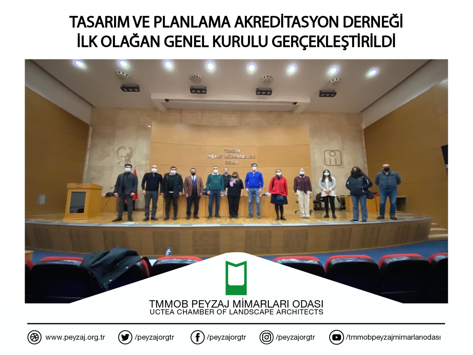 TASARIM VE PLANLAMA AKREDİTASYON DERNEĞİ İLK OLAĞAN GENEL KURULU GERÇEKLEŞTİRİLDİ.