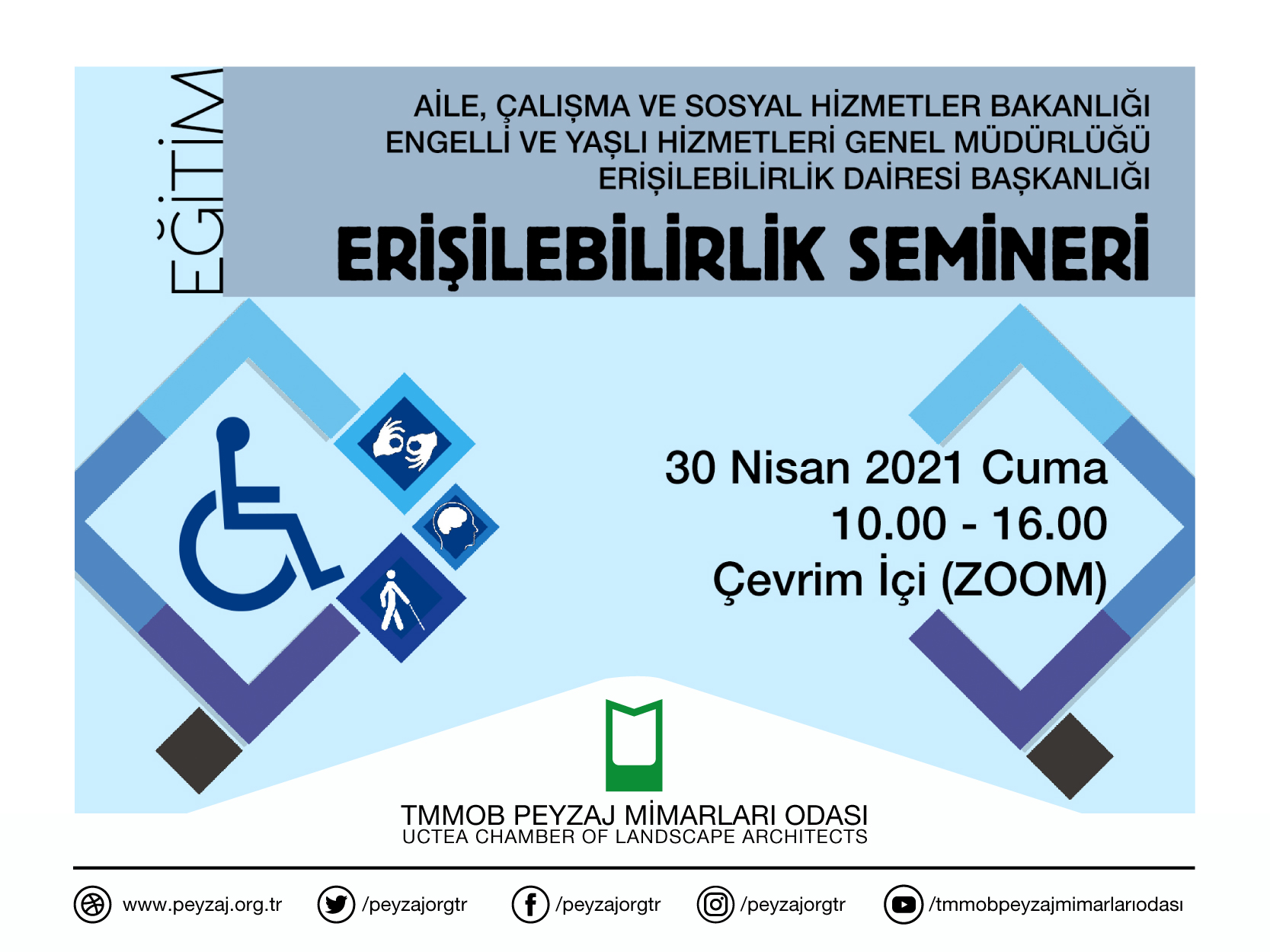 EĞİTİM | ERİŞİLEBİLİRLİK SEMİNERİ (ÇEVRİMİÇİ)