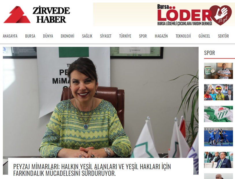 BASIN HABERİ / "PEYZAJ MİMARLARI; HALKIN YEŞİL ALANLARI VE YEŞİL HAKLARI İÇİN FARKINDALIK MÜCADELESİNİ SÜRDÜRÜYOR"