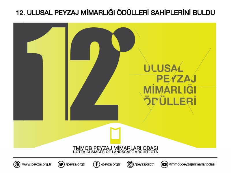 12. ULUSAL PEYZAJ MİMARLIĞI ÖDÜLLERİ SAHİPLERİNİ BULDU