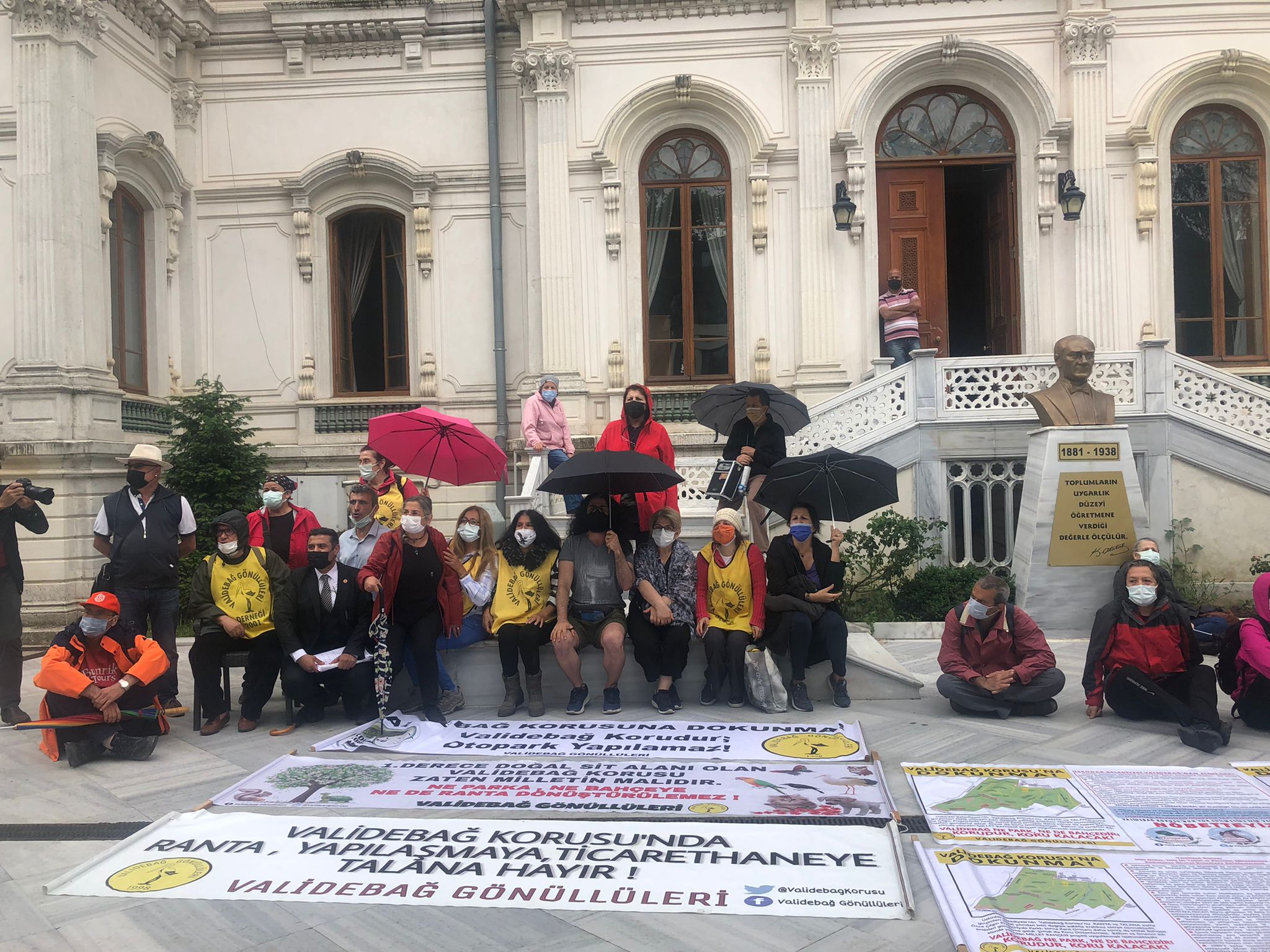 VALİDEBAĞ KORUSU BASIN AÇIKLAMASINA KATILIM SAĞLADIK. 