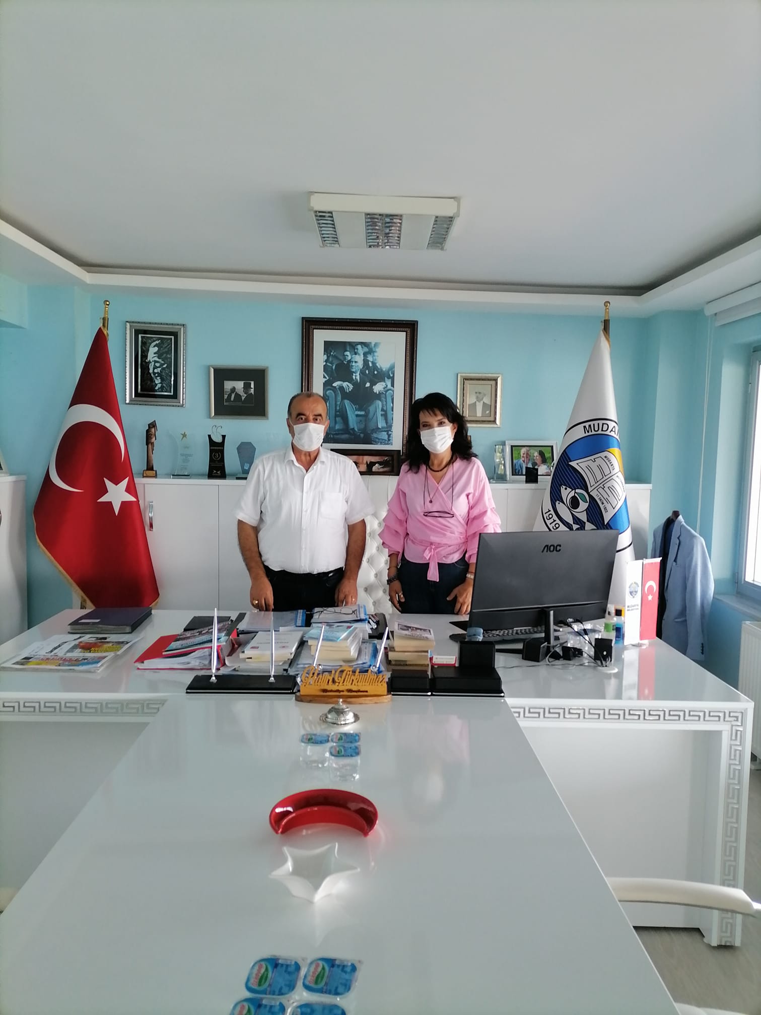 ZİYARET | MUDANYA BELEDİYE BAŞKANI HAYRİ TÜRKYILMAZ MAKAMINDA ZİYARET EDİLDİ.