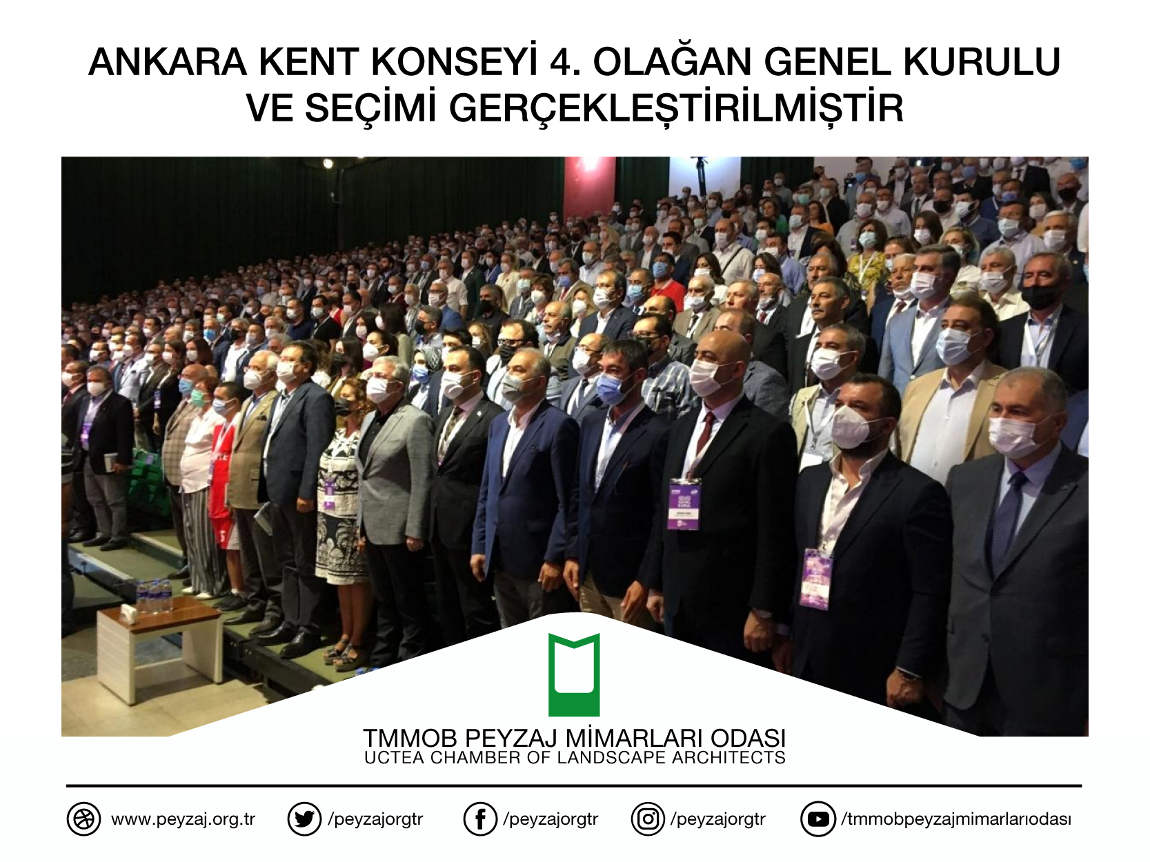ANKARA KENT KONSEYİ 4. OLAĞAN GENEL KURULU VE SEÇİMİ GERÇEKLEŞTİRİLMİŞTİR