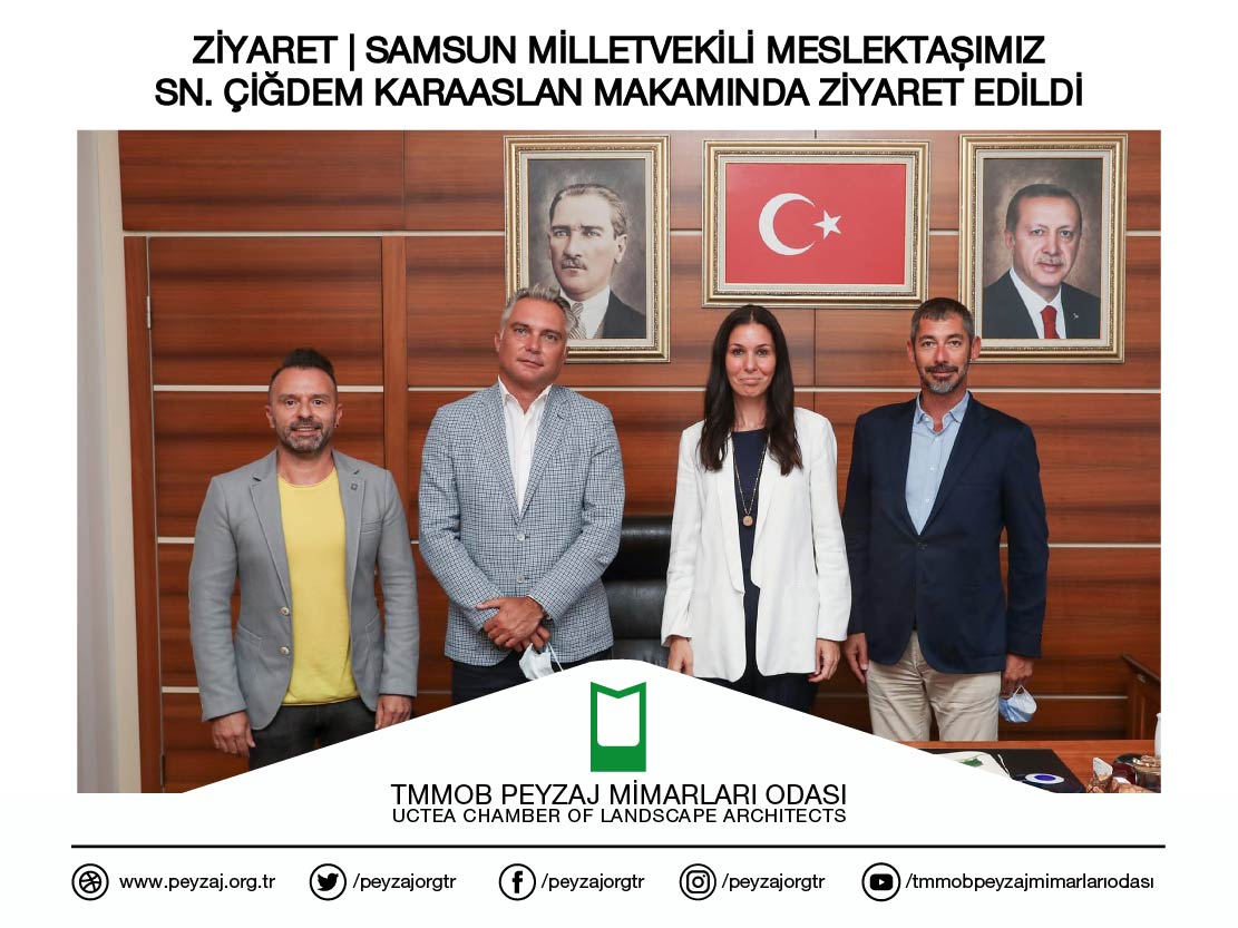 ZİYARET | SAMSUN MİLLETVEKİLİ MESLEKTAŞIMIZ SN. ÇİĞDEM KARAASLAN MAKAMINDA ZİYARET EDİLDİ