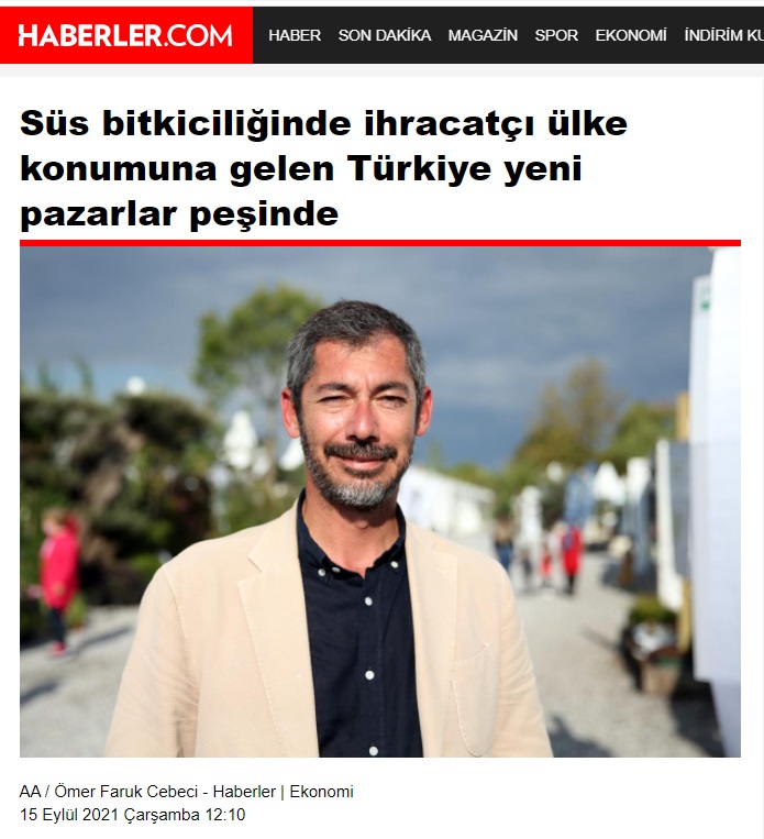 SÜS BİTKİCİLİĞİNDE İHRACATÇI ÜLKE KONUMUNA GELEN TÜRKİYE YENİ PAZARLAR PEŞİNDE 15.09.2021 / HABERLER.COM