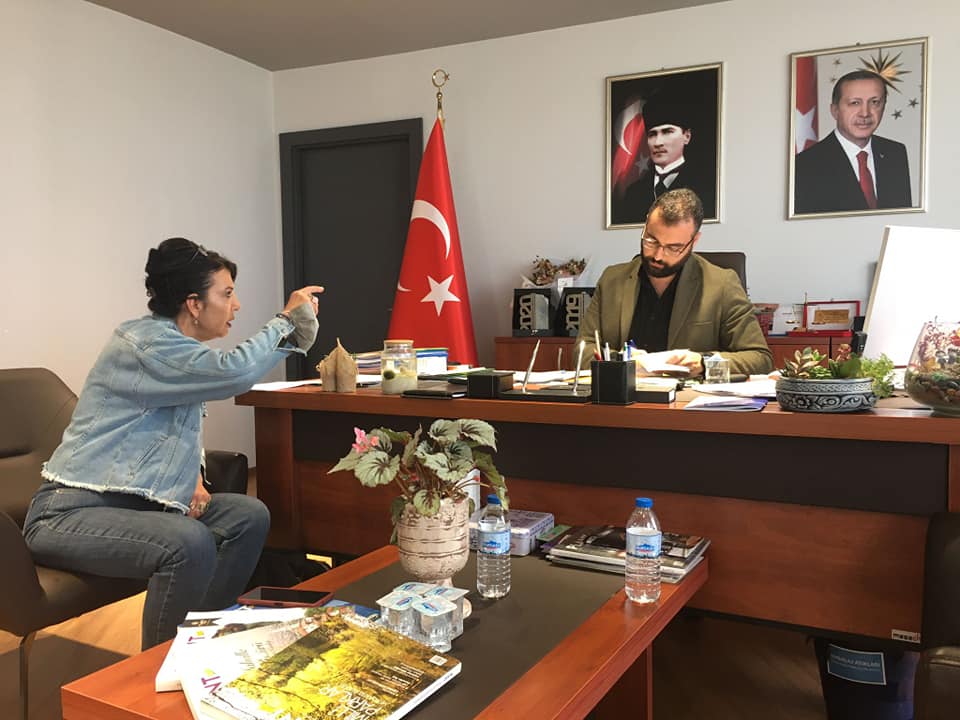 TARIM VE PEYZAJ A.Ş. GENEL MÜDÜRÜ SEMİH POLAT ZİYARET EDİLDİ.