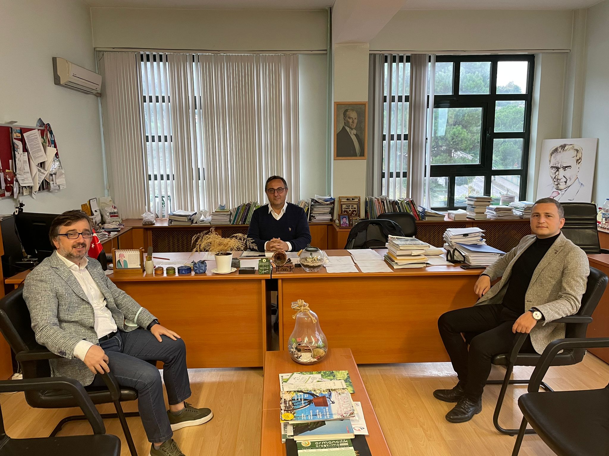 KTU ORMAN FAKÜLTESİ DEKANLIĞI VE PEYZAJ MİMARLIĞI BÖLÜM BAŞKANLIĞI ZİYARETİ