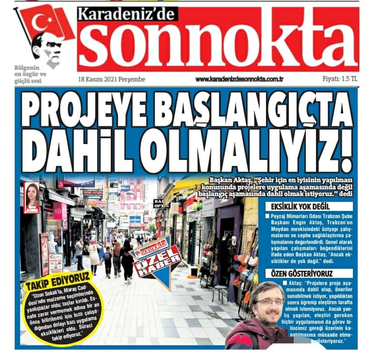 PROJEYE BAŞLANGIÇTA DAHİL OLMALIYIZ !