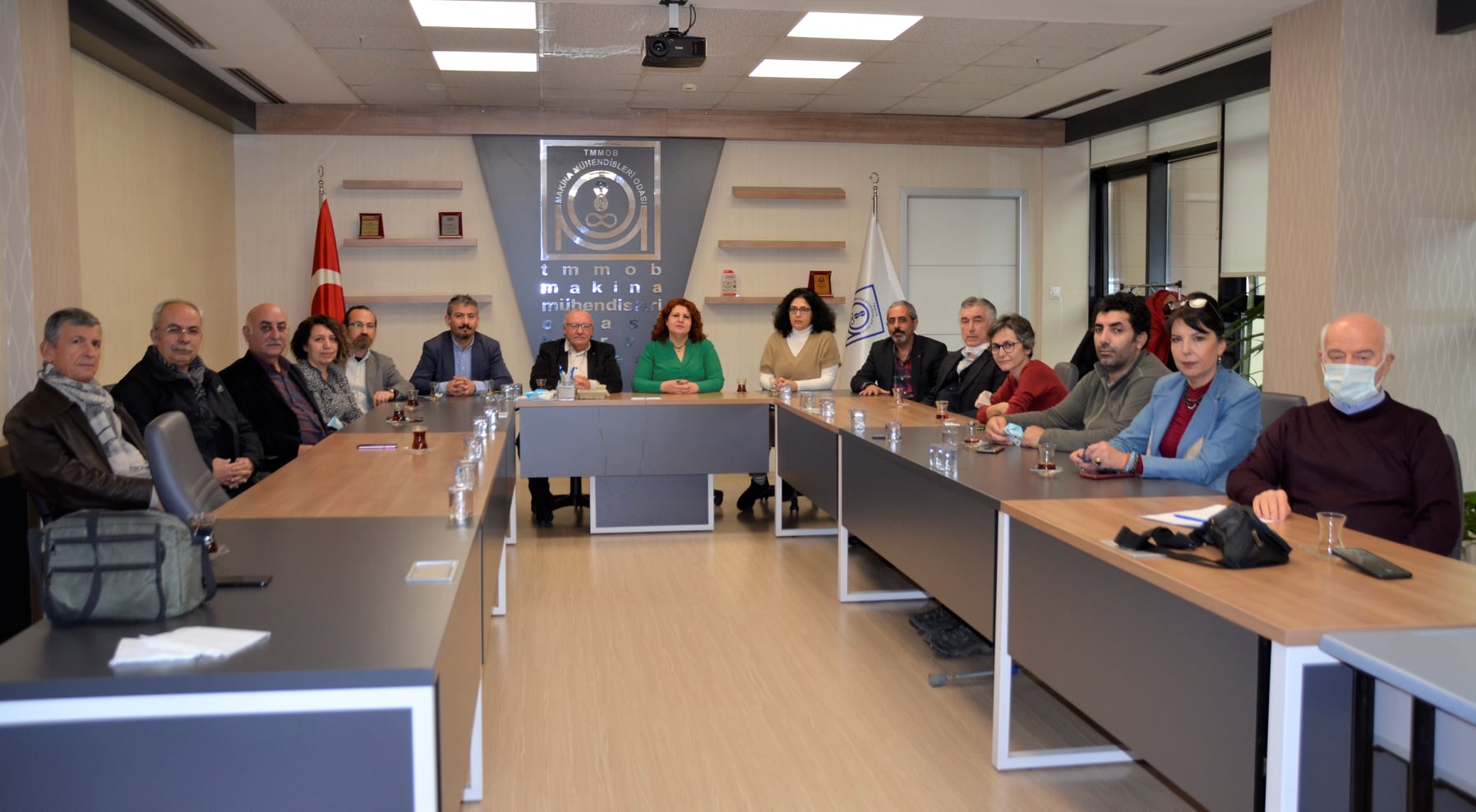 KESK`TEN TMMOB BURSA İKK`YA ZİYARET