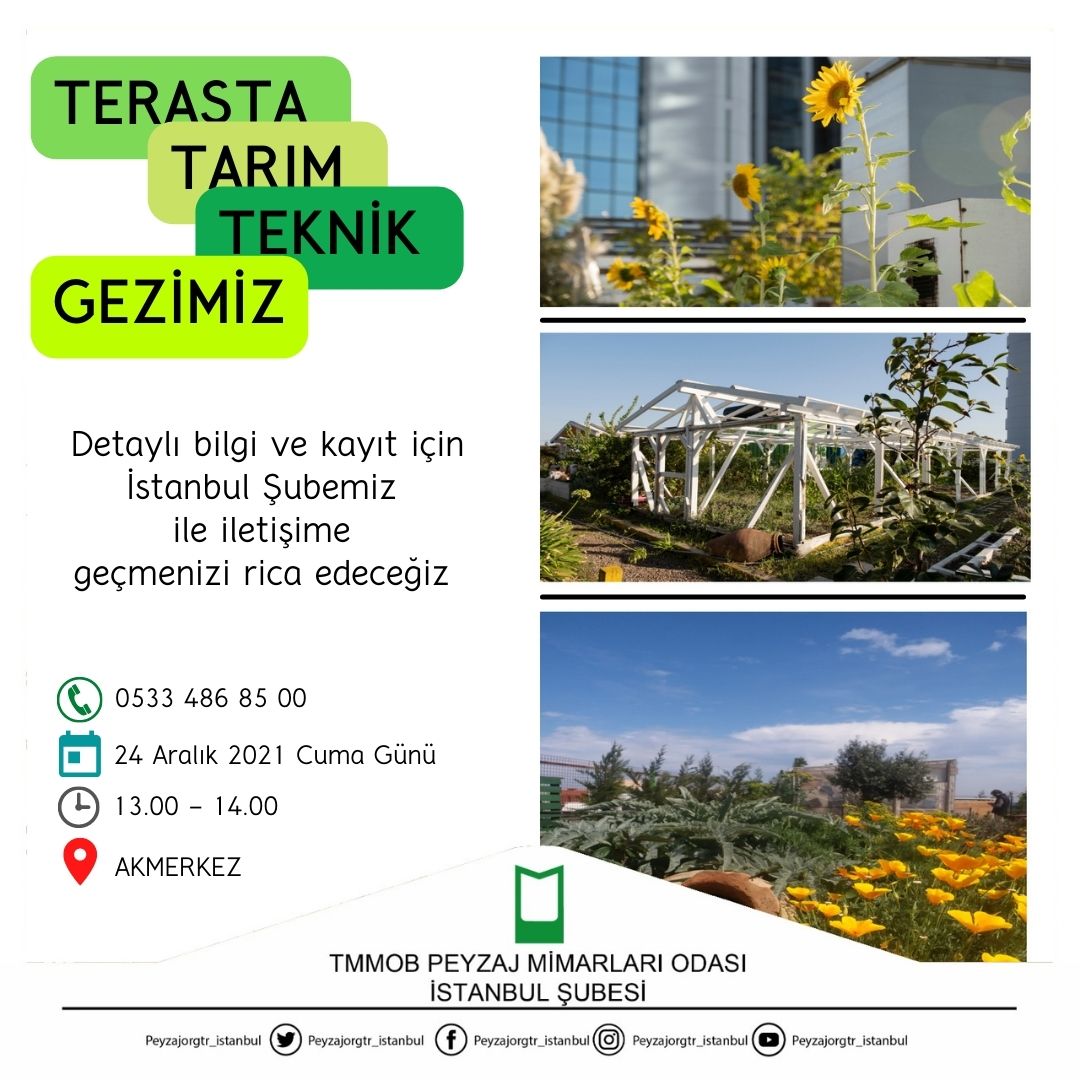 TERASTA TARIM TEKNİK GEZİMİZ...