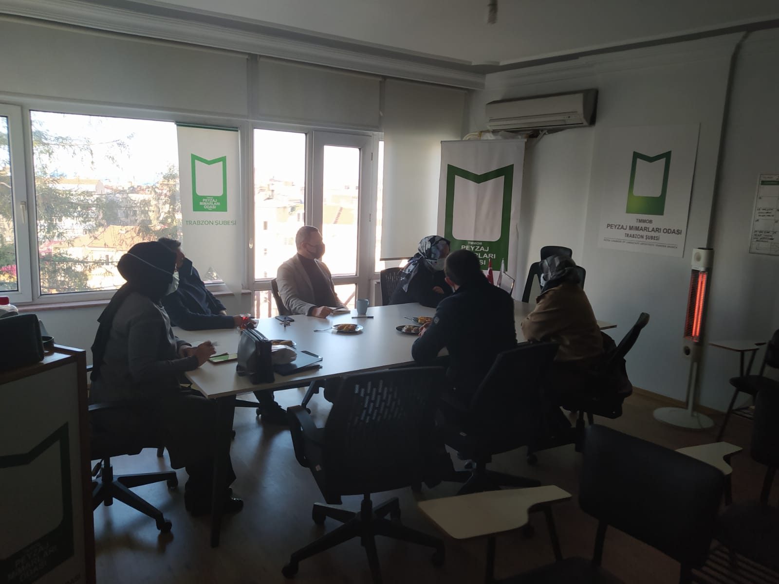 TRABZON BÜYÜKŞEHİR BELEDİYESİ KENT ESTETİK KURULUNU ŞUBEMİZDE AĞIRLADIK