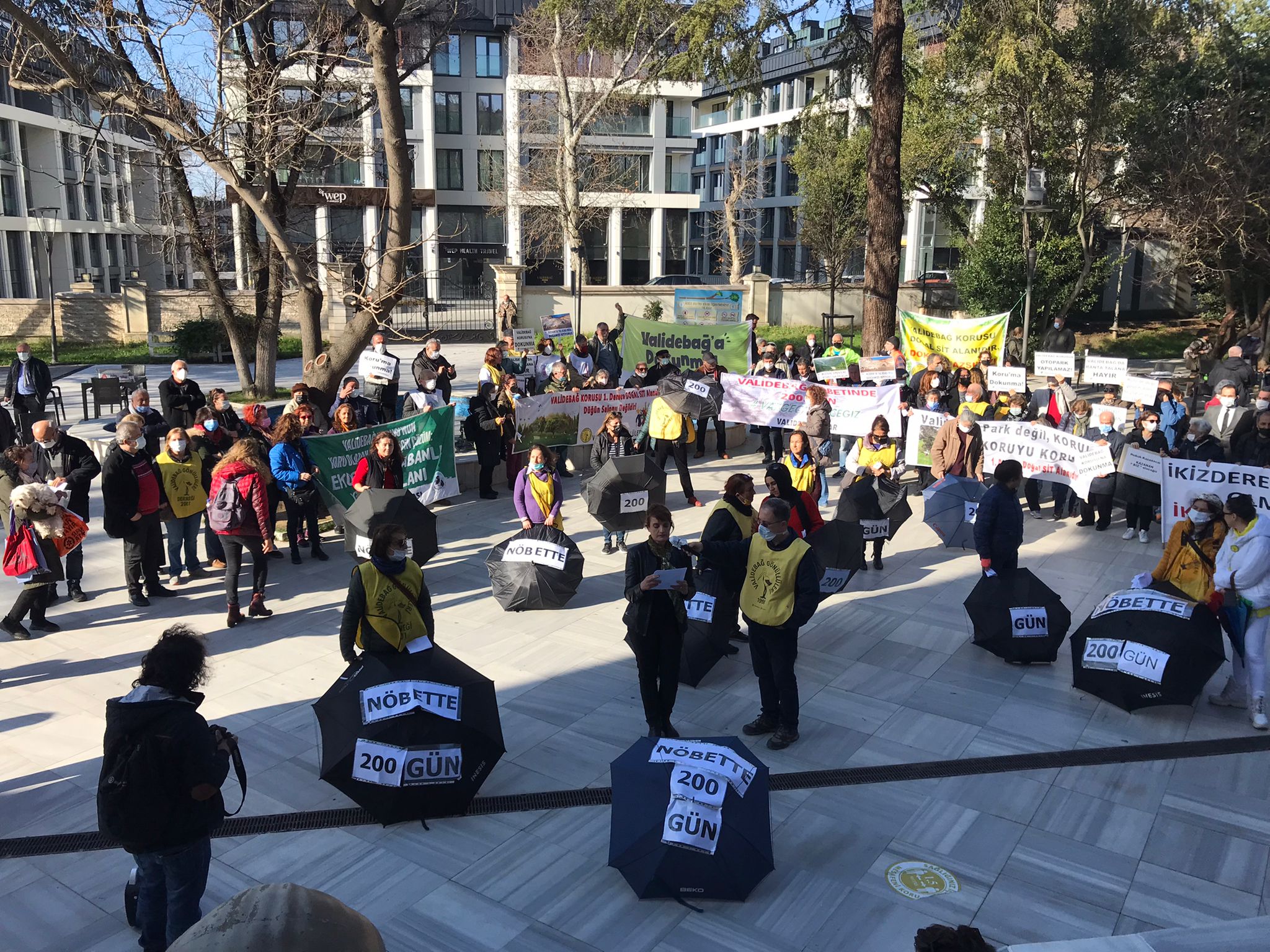 VALİDEBAĞ KORUSU 200. GÜN DAYANIŞMASINA KATILIM SAĞLADIK. 
