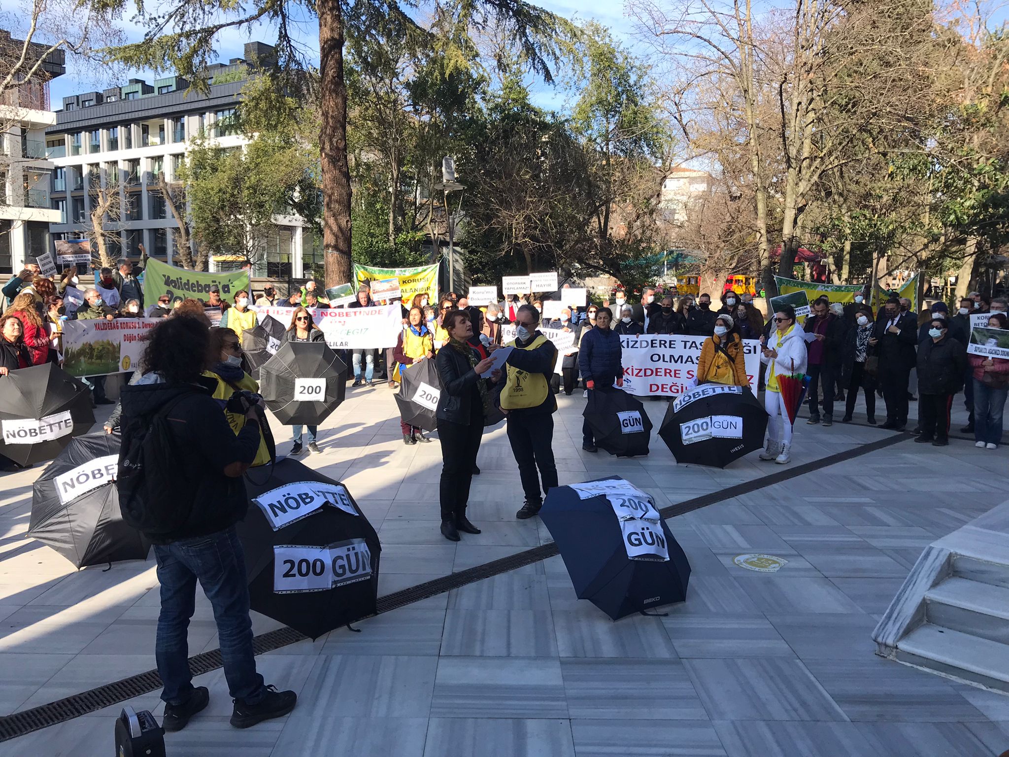 VALİDEBAĞ KORUSU 200. GÜN DAYANIŞMASINA KATILIM SAĞLADIK. 