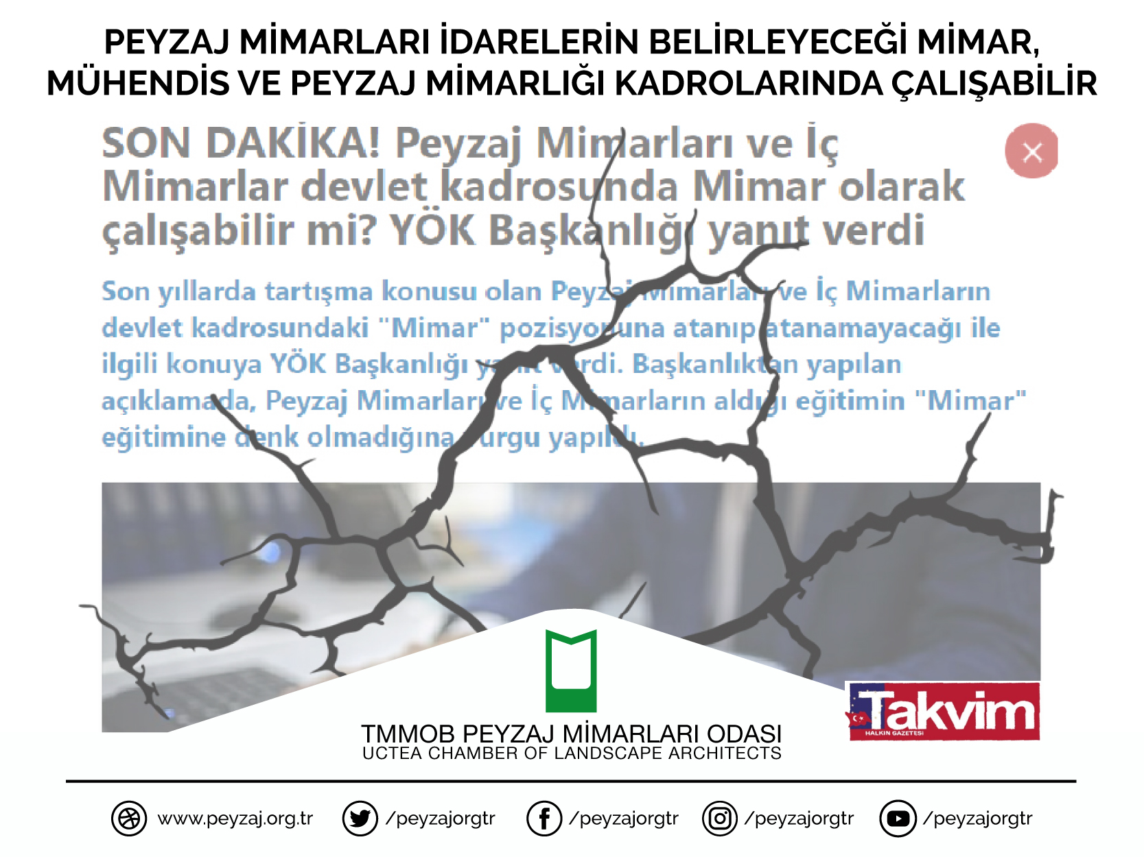 PEYZAJ MİMARLARI İDARELERİN BELİRLEYECEĞİ MİMAR, MÜHENDİS VE PEYZAJ MİMARLIĞI KADROLARINDA ÇALIŞABİLİR