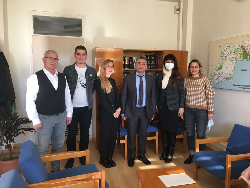 DSİ 13. BÖLGE JEOTEKNİK HİZMETLER VE YAS ŞUBE MÜDÜRÜ ATİLLA TURABİK VE TANJU İŞERİ MAKAMINDA ZİYARET EDİLDİ