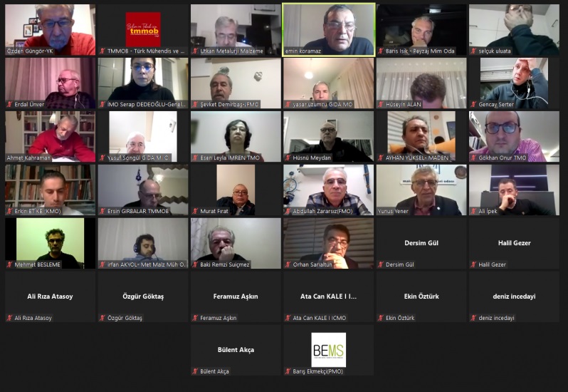 TMMOB YÖNETİM KURULU VE ODA BAŞKANLARI ORTAK TOPLANTISINA KATILDIK