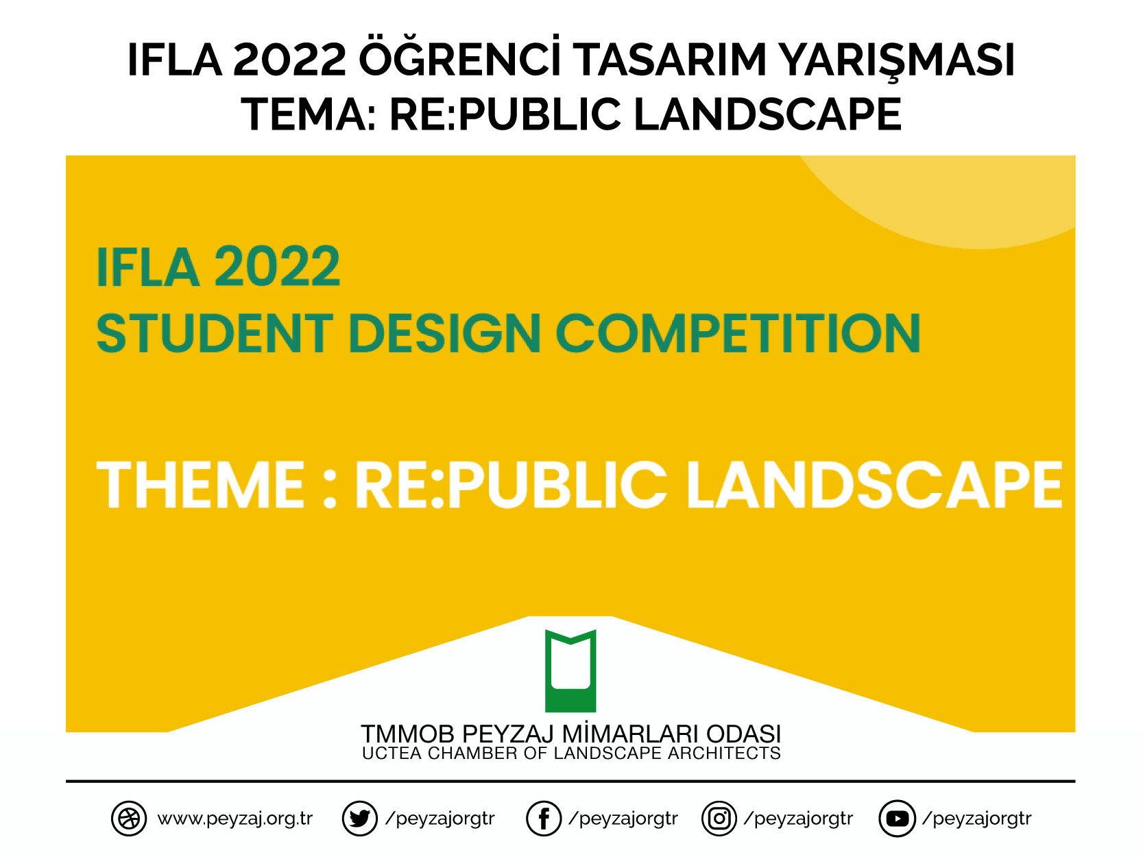 IFLA 2022 ÖĞRENCİ TASARIM YARIŞMASI | TEMA: RE:PUBLIC LANDSCAPE