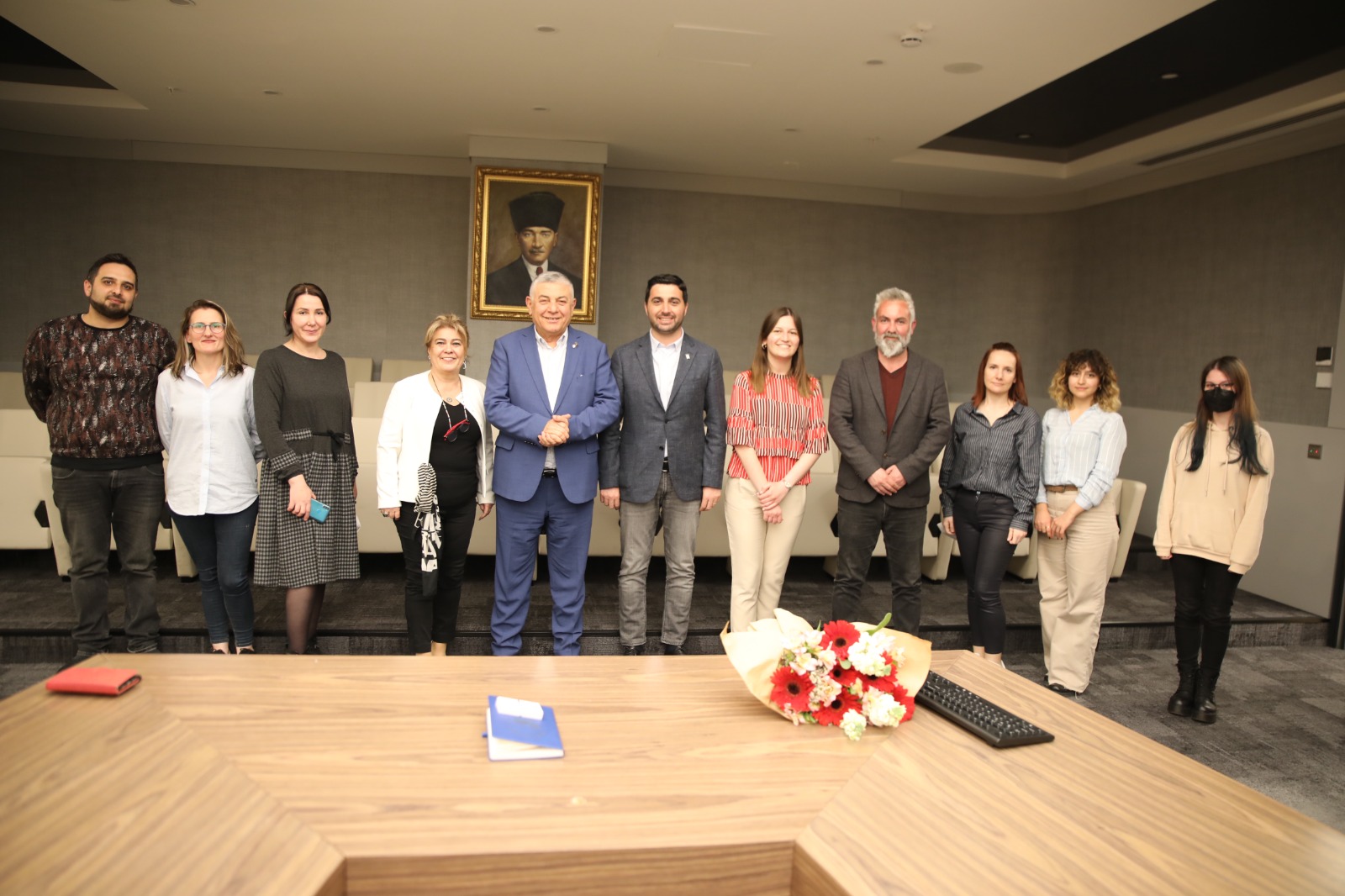 T.C. SARIYER BELEDİYE BAŞKANI SN. ŞÜKRÜ GENÇ MAKAMINDA ZİYARET EDİLDİ