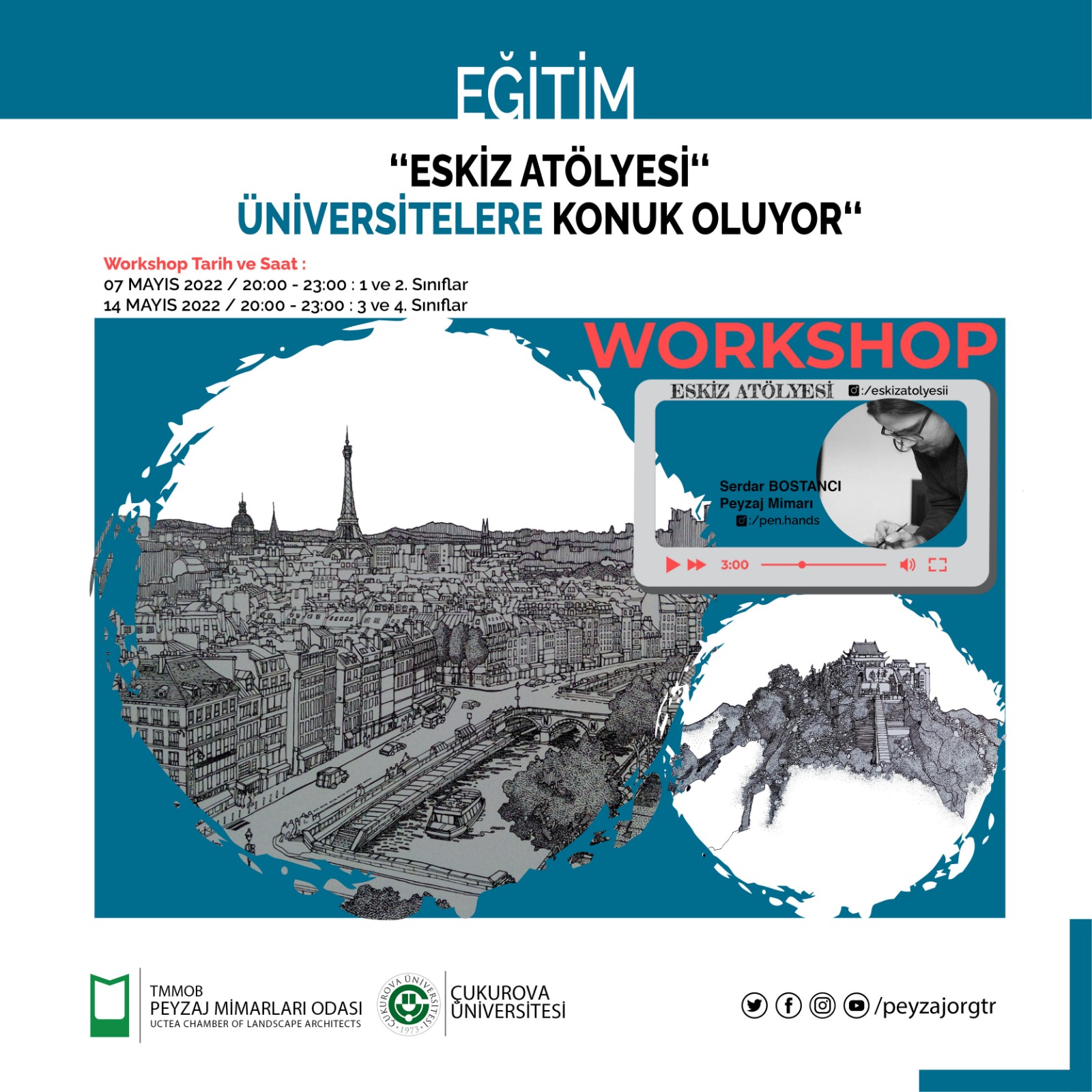 EĞİTİM | ESKİZ ATÖLYESİ ÜNİVERSİTELERE KONUK OLUYOR