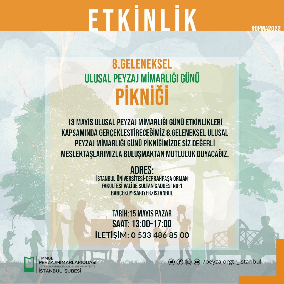 8. GELENEKSEL PİKNİK ETKİNLİĞİMİZE DAVETLİSİNİZ...
